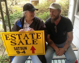 Greg and Jean Porter glad estate sale emptied Glenn Dale MD house